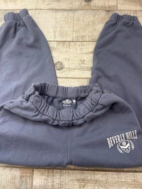 Hollister Navy Blue Beverly Hills Jogger Sweatpants